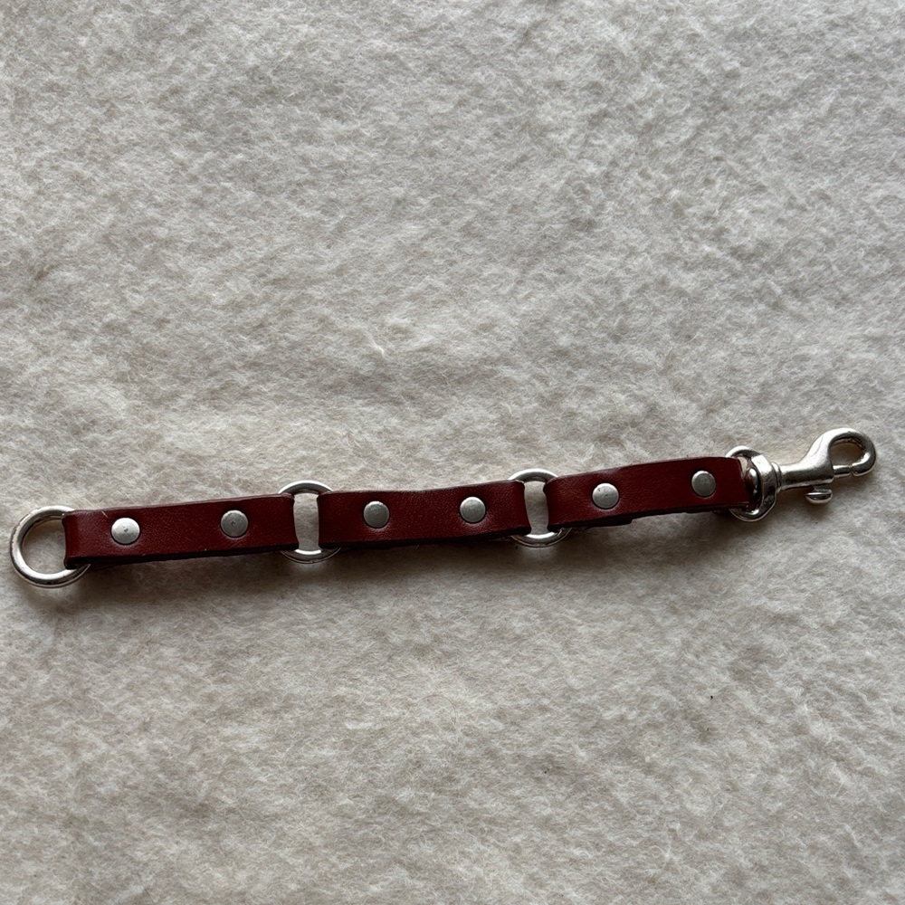 Brown Leather Bracelet- 7 1/2 inches